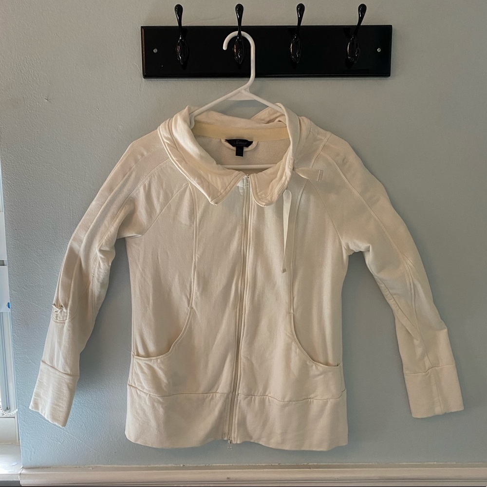 Soma Intimates Jacket White full zip